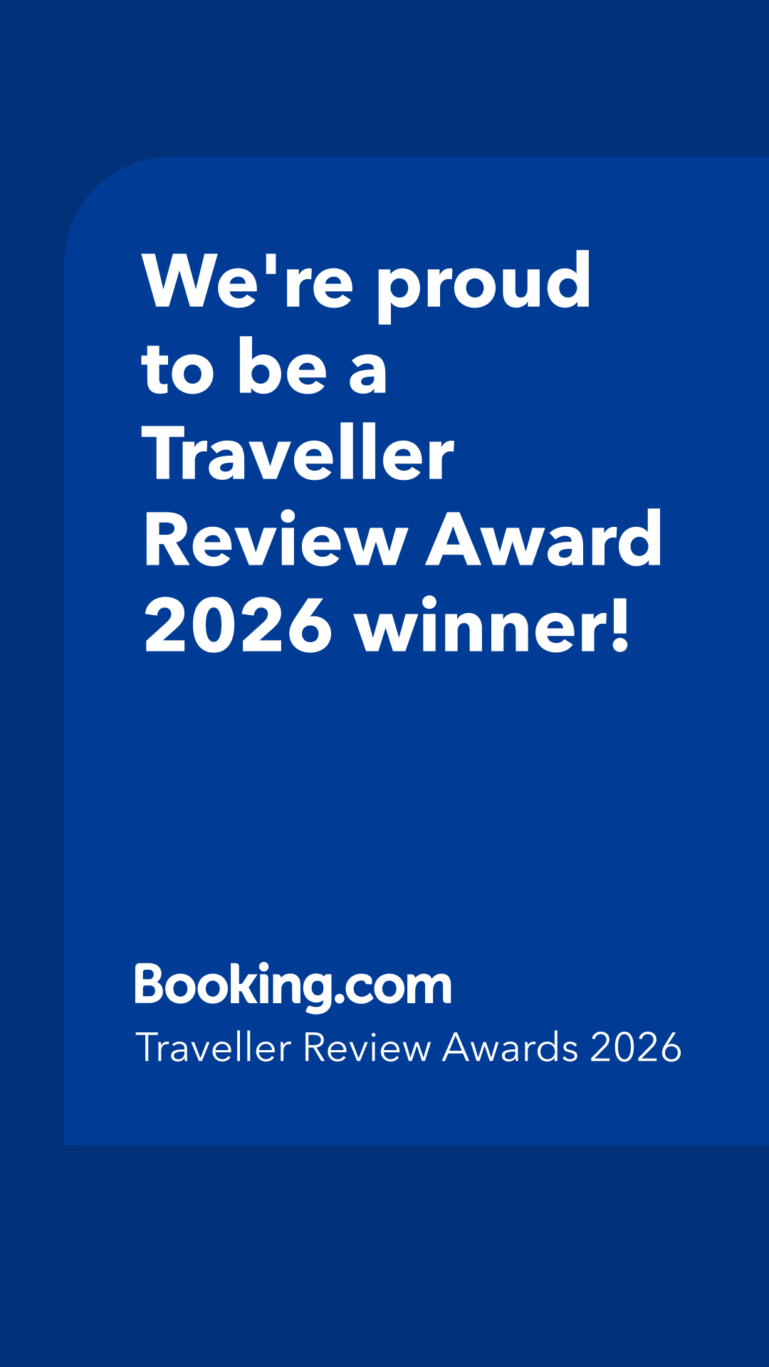 Traveller Review Award 2026 - Wilton Manor Guest House